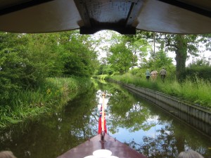 Perfectly still, chill out on the relaxing Montgomery Canal in Shropshire